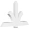 Ekena Millwork Redmond Architectural Grade PVC Gable Bracket, 60"W x 37 1/2"H x 4"D x 6"F, 15/12 Pitch GBP060X38X0406RED00 - alternate 1